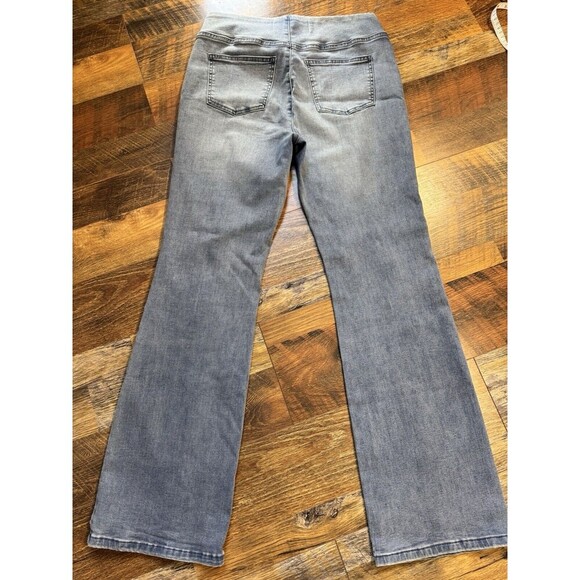 Soft Surroundings Jeans Women's  Small  Blue Flare Pull On - Picture 6 of 6